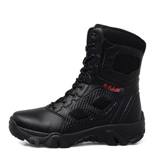 Load image into Gallery viewer, High Top Tactical Boots Men Shoes Waterproof Hiking Shoes Outdoor Hunting Boots Mountain Shoes Man Desert Combat Military Boots