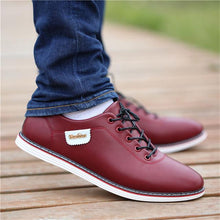 Load image into Gallery viewer, 2019 Fashion Loafers Walking Footwear Tenis Feminino Outdoor Breathable Sneakers Men's PU Leather Business Casual Shoes for Male