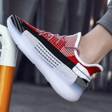 Load image into Gallery viewer, Hot Cool Fashion Autumn Sneakers Handiness Casual Shoes Men Color Stitching Sneaker Male Flyknit Breathable Lace Up Casual Shoes