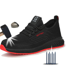 Load image into Gallery viewer, Manlegu Air Mesh Steel Toe Work Shoes Breathable Working Shoes Man Safety Lightweight Puncture-Proof Safety Boots Dropshipping