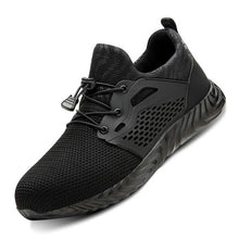Load image into Gallery viewer, Manlegu Air Mesh Steel Toe Work Shoes Breathable Working Shoes Man Safety Lightweight Puncture-Proof Safety Boots Dropshipping