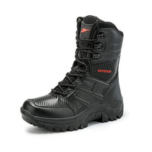 Load image into Gallery viewer, High Top Tactical Boots Men Shoes Waterproof Hiking Shoes Outdoor Hunting Boots Mountain Shoes Man Desert Combat Military Boots
