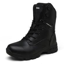 Load image into Gallery viewer, High Top Tactical Boots Men Shoes Waterproof Hiking Shoes Outdoor Hunting Boots Mountain Shoes Man Desert Combat Military Boots
