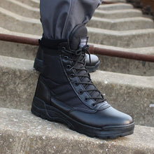 Load image into Gallery viewer, Army Boot  Men Desert Tactical Military Boots Mens Work Safty Shoes Zapatos De Mujer Zapatos Ankle Lace-up Combat Boots Size 46
