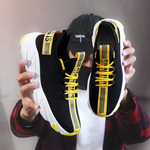Load image into Gallery viewer, Hot Cool Fashion Autumn Sneakers Handiness Casual Shoes Men Color Stitching Sneaker Male Flyknit Breathable Lace Up Casual Shoes
