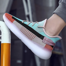 Load image into Gallery viewer, Hot Cool Fashion Autumn Sneakers Handiness Casual Shoes Men Color Stitching Sneaker Male Flyknit Breathable Lace Up Casual Shoes
