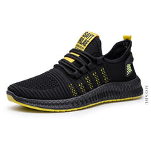 Load image into Gallery viewer, Fashion Sneakers Men Vulcanized Shoes Air Mesh Mens Trainers Lightweight Casual Shoes Men Black Footware Tenis Masculino
