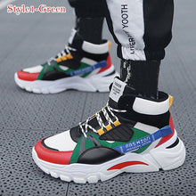 Load image into Gallery viewer, LASPERAL nuevos hombres zapatos casuales Lac-los zapatos de los hombres de la moda de invierno mujer zapatilla de deporte torpe casuales de plataforma de zapatos de tacón alto papá 39-44
