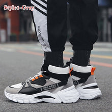 Load image into Gallery viewer, LASPERAL nuevos hombres zapatos casuales Lac-los zapatos de los hombres de la moda de invierno mujer zapatilla de deporte torpe casuales de plataforma de zapatos de tacón alto papá 39-44
